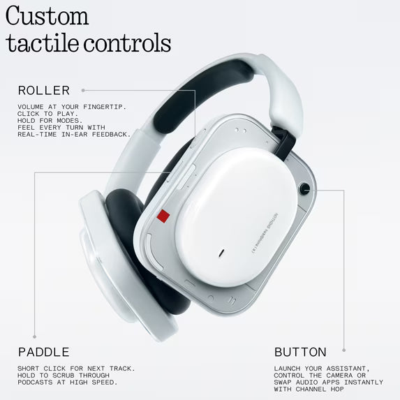 Adaptive Active Noise-Canceling Wireless Over-Ear Headphones
