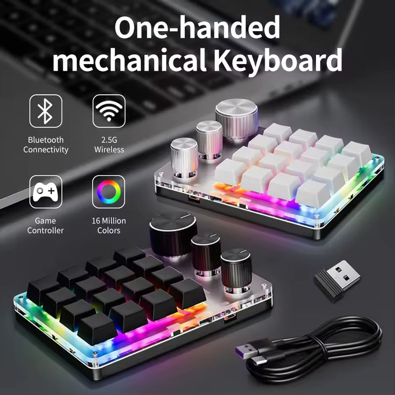 16-Key Programmable Macro Mechanical Keypad